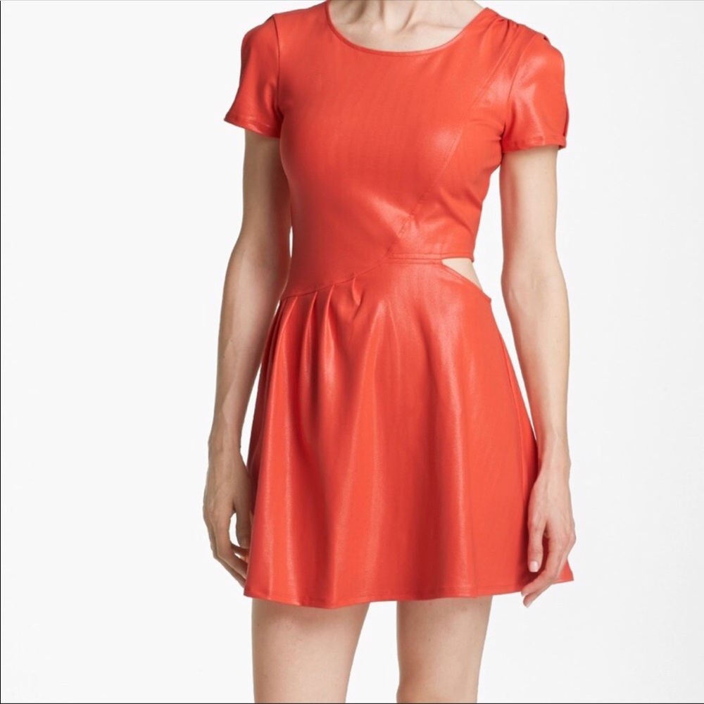 Red-Orange Leith dress